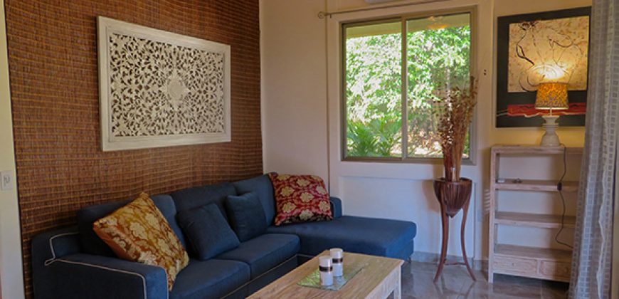 Beach villas with Bali garden