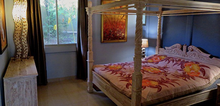Beach villas with Bali garden