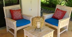 Beach villas with Bali garden