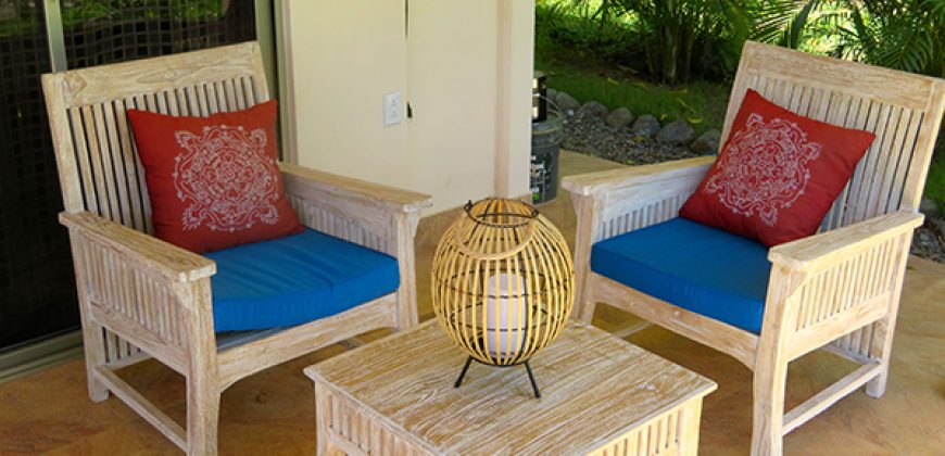 Beach villas with Bali garden