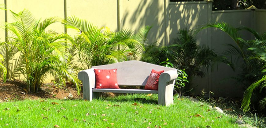 Beach villas with Bali garden