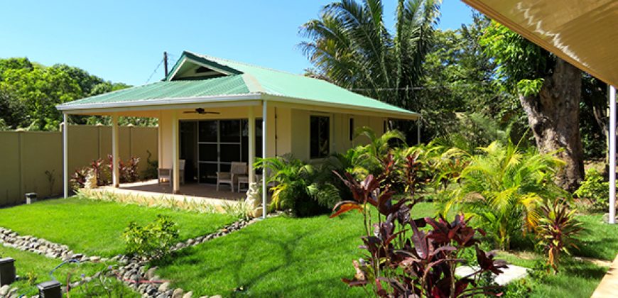 Beach villas with Bali garden